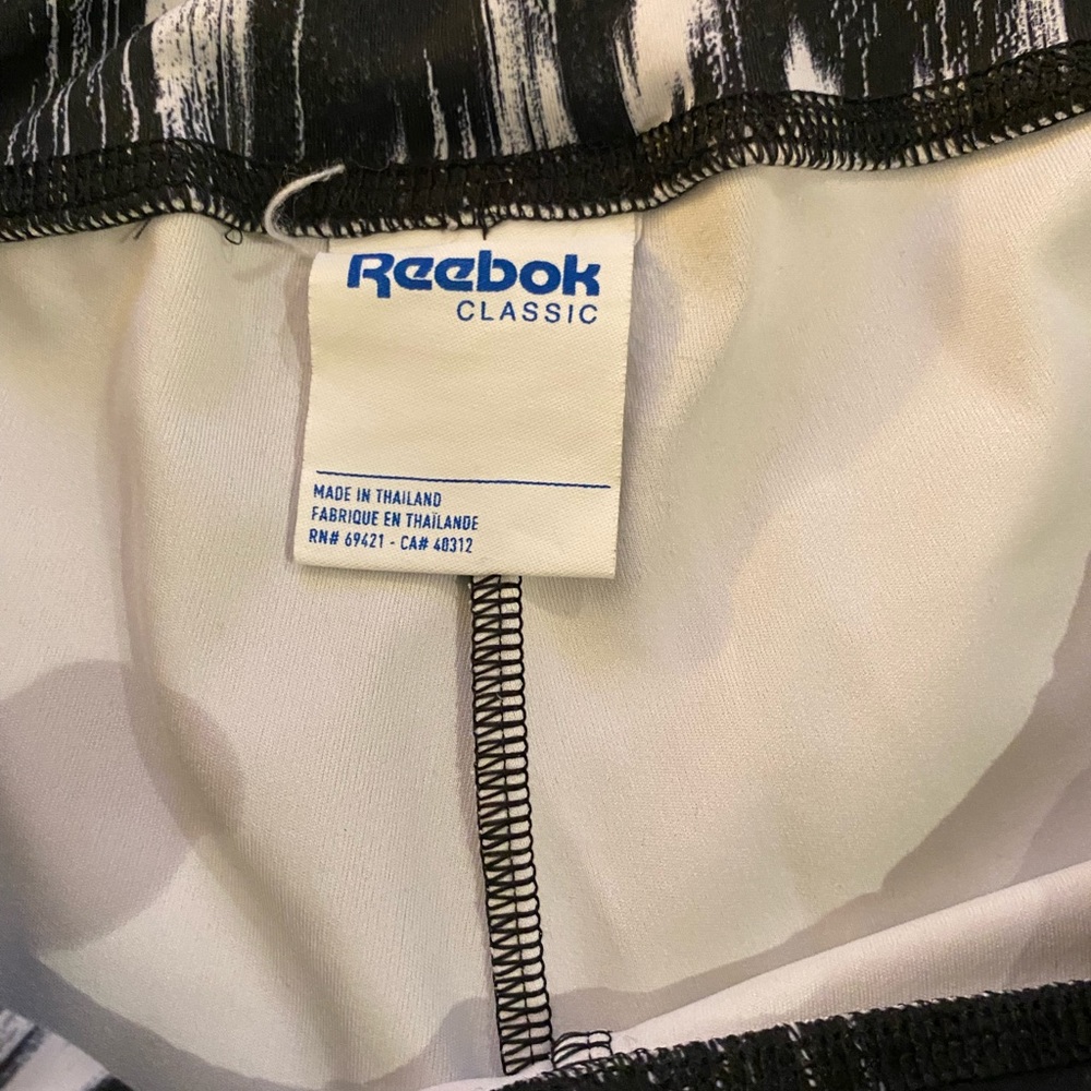 Reebok PES AOP Legging Black & White - Picture 5 of 7